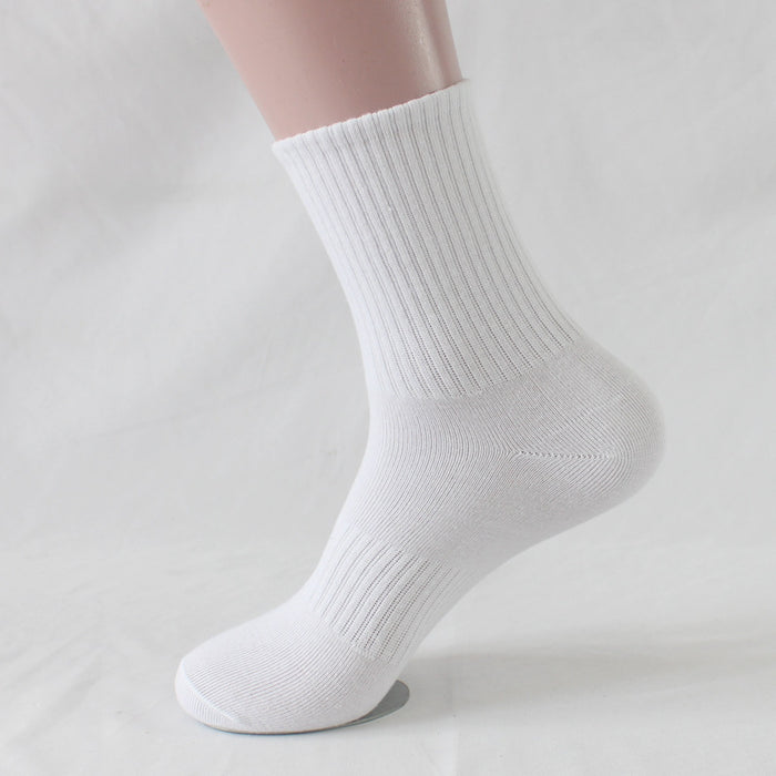 Wholesale Sports socks, outdoor running socks, mid length socks, solid color socks