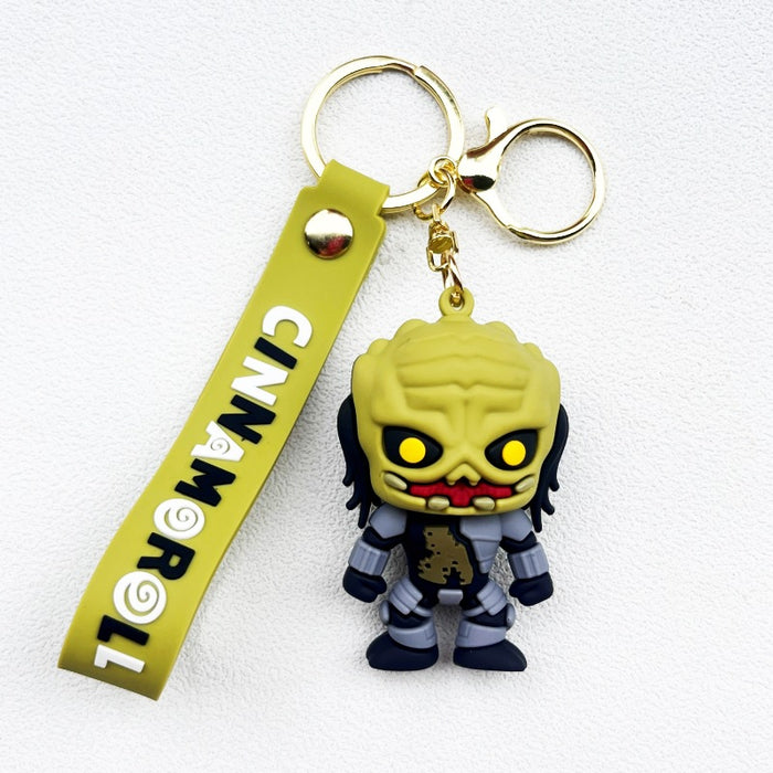 Wholesale PVC Cartoon Doll Keychain JDC-KC-WuYi171