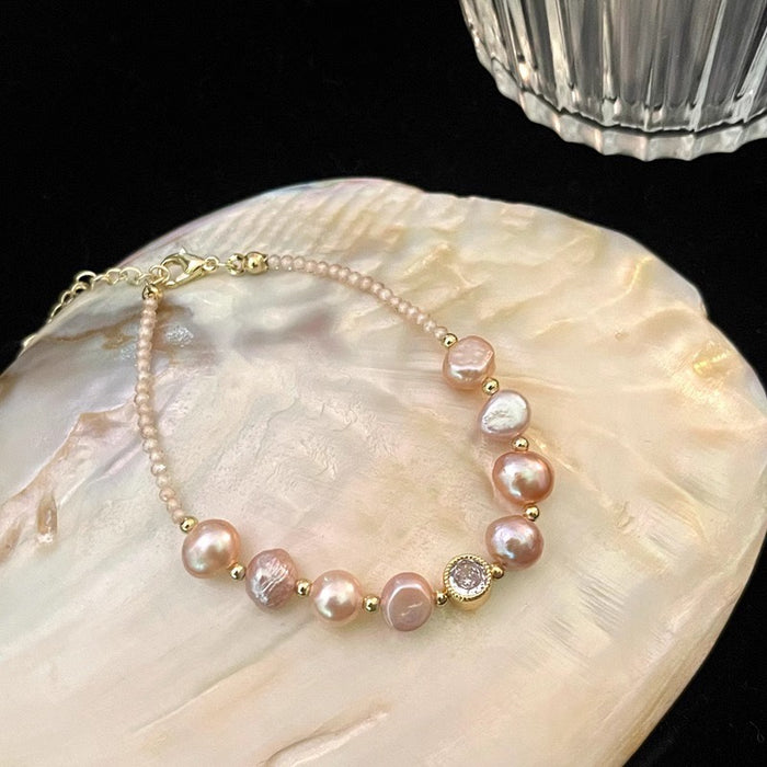 Wholesale  Freshwater Pearl Beaded Bracelet for Women All-match Bracelet