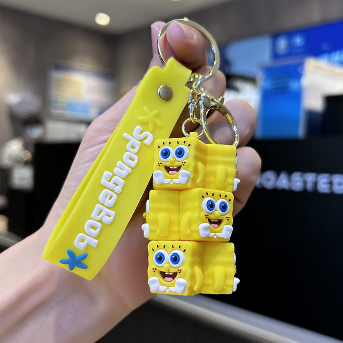 Wholesale Cartoon Silicone Keychains (F) JDC-KC-ZiXing002