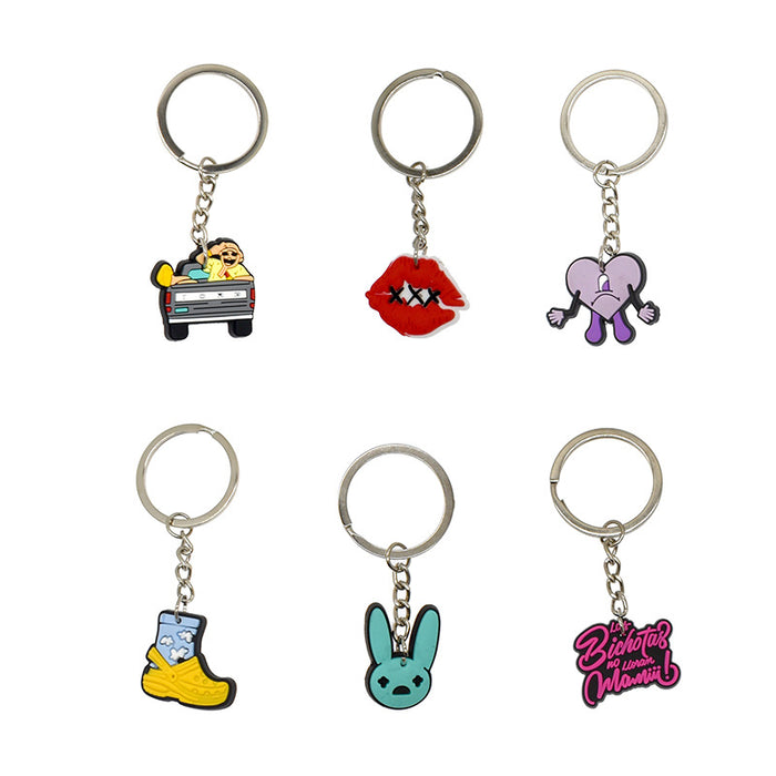 Wholesale 10PCS Cartoon key chain PVC car key pendant  mobile phone pendant