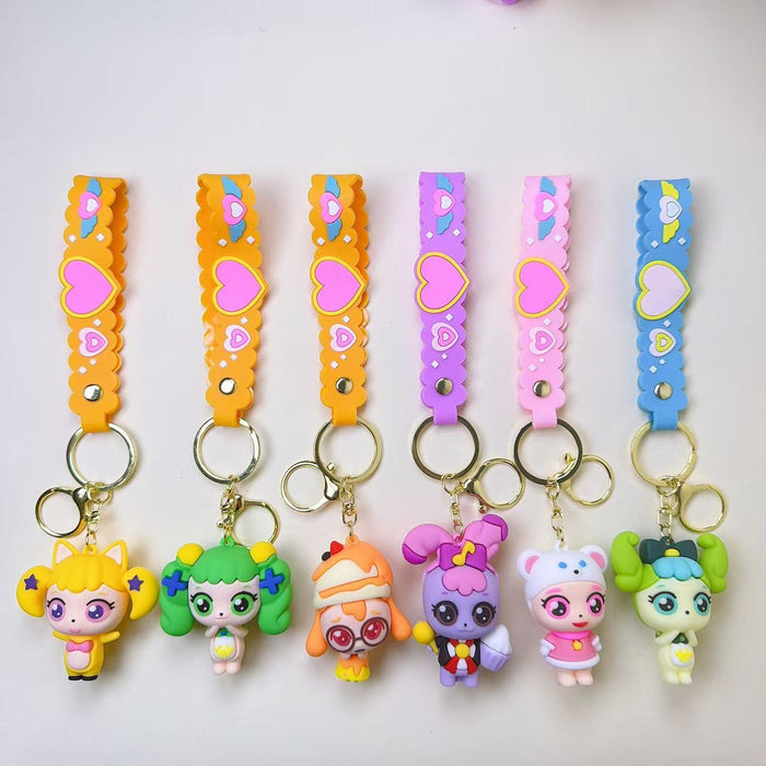 Wholesale Cute Cartoon 3D Keychain Pendant PVC Bag Charm Backpack Accessory Party Gift