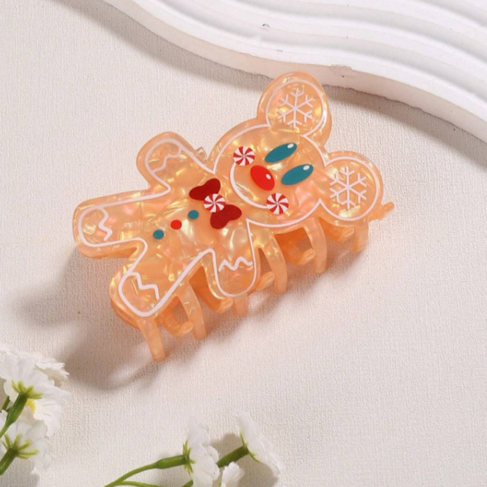 Wholesale Cartoon Christmas Tree Clip  Crutch Hairpin Hair Shark Clip Fashion Pony Clip Party Hair Accessories