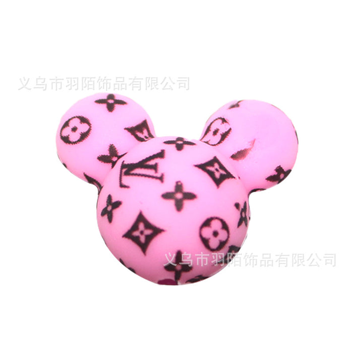 Wholesale 20PCS Cartoon Silicone Beads JDC-BDS-YuMo014