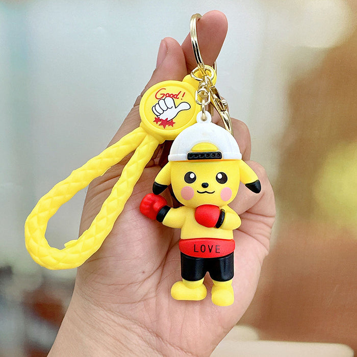 Wholesale Basketball Sports Silicone Keychain JDC-KC-RunX013