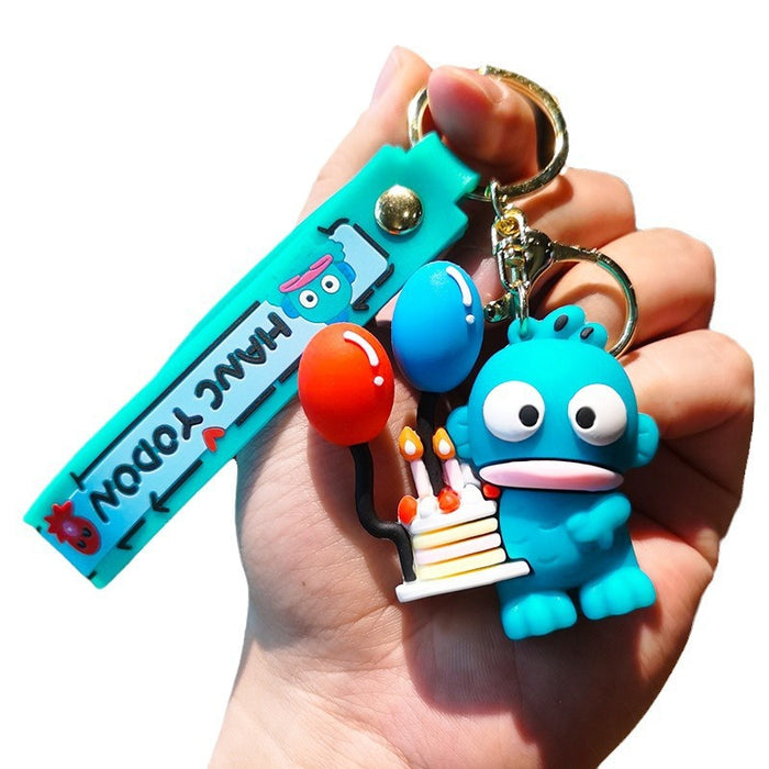 Wholesale Cute Fish Pvc Keychain Couple Doll Car Keychain