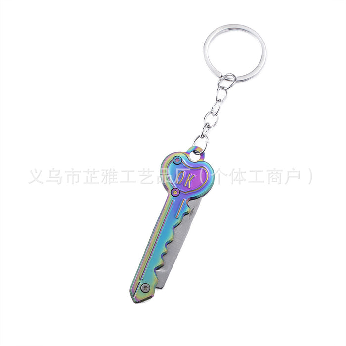 Wholesale Stainless Steel Self-defense Portable Portable Mini Multi-function Keychain JDC-KC-ZY031