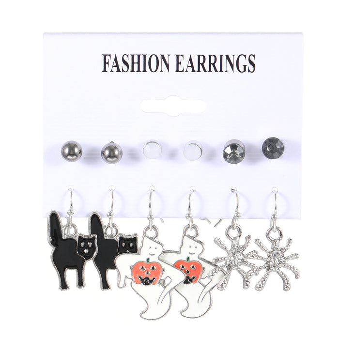 Wholesale  personalized earrings women' s niche bat  kitten earrings spoof earrings suit