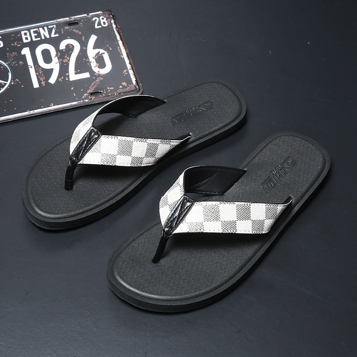 Wholesale Large Non-slip Soft Sole Wear-resistant Flip-up Men's Sandals JDC-SP-BuYG001