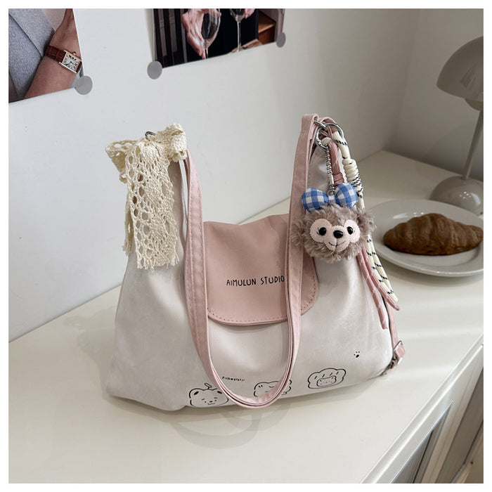 Wholesale New Fashionable Large Capacity Backpack Versatile Casual Stylish One Shoulder Tote Bag