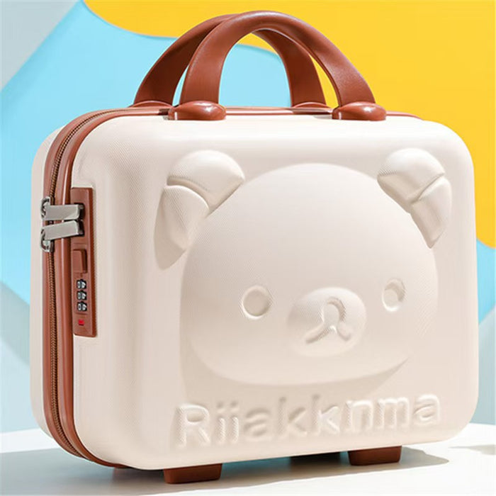 Wholesale Bear and Cat Cosmetic 14 Inch Suitcase
