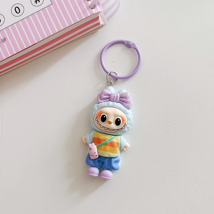 Wholesale Large Cartoon DIY Resin Keychain Cute Bag Charm for Gift Boutique