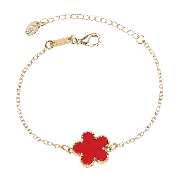 Wholesale 12PCS Flower Alloy Bracelet JDC-BT-DiMan004