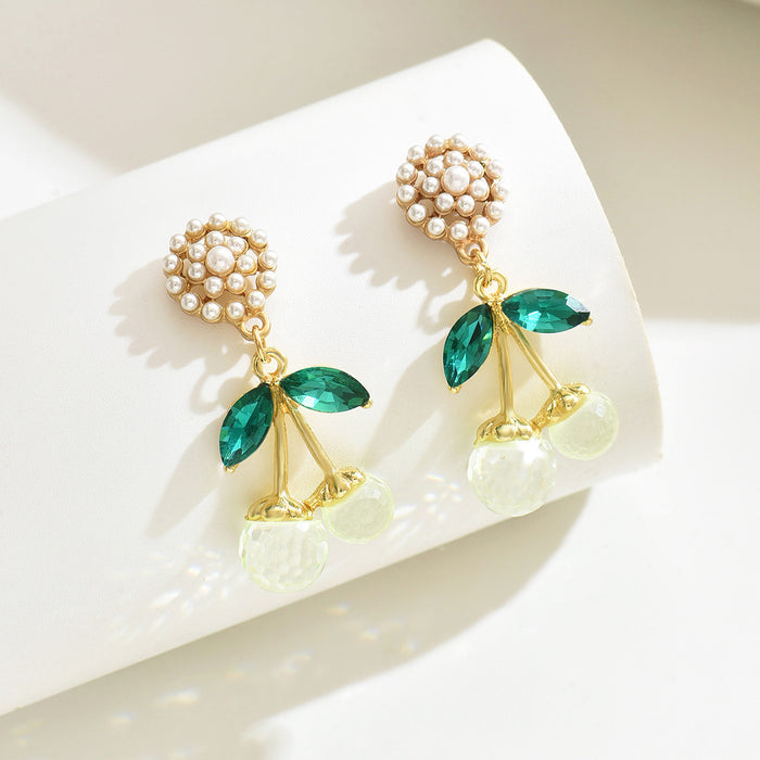 Wholesale Fashionable earrings with imitation pearl earrings, fashionable and simple earrings