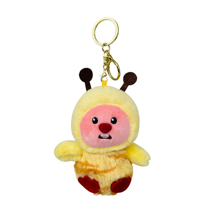 Wholesale Plush Cartoon Doll Keychain JDC-KC-HongL001