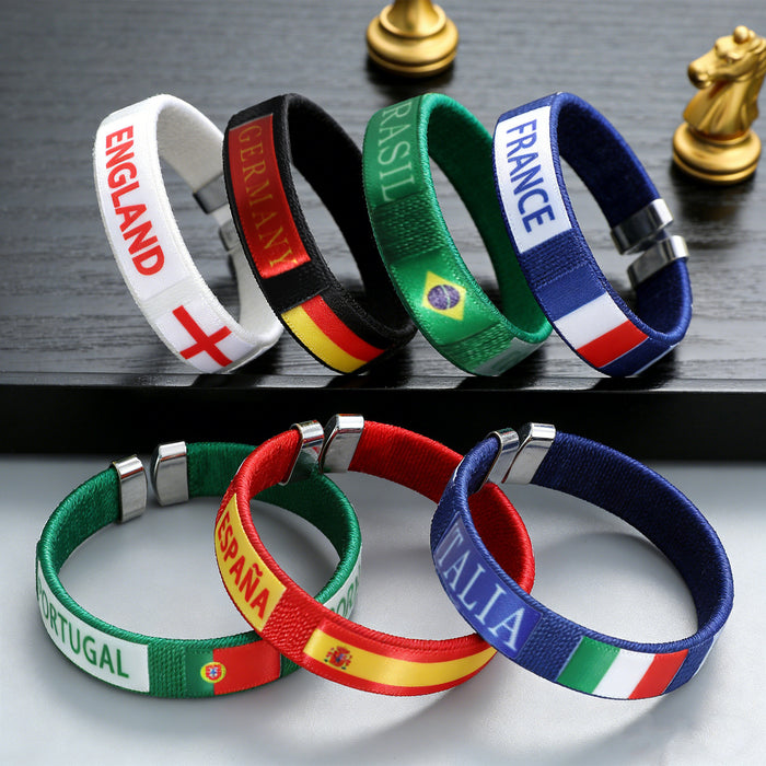Wholesale 2026 World Cup National Team Bracelet