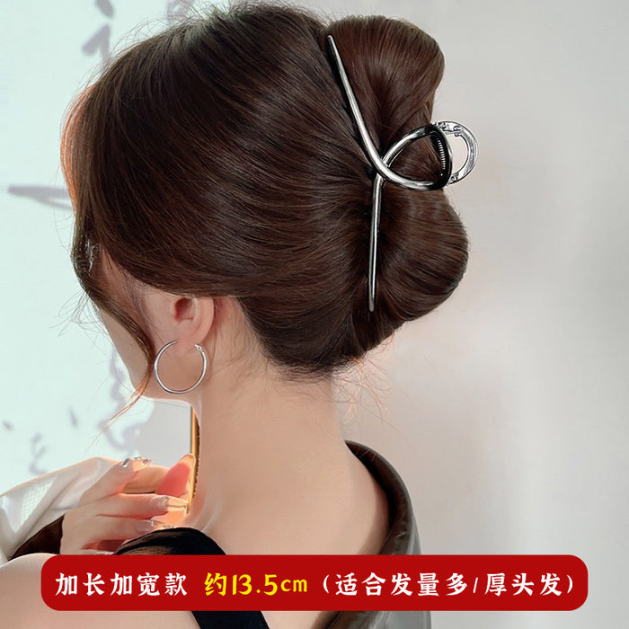 Wholesale Shark Clip Metal Oversized Grab Clip Hair Quantity Multi-Clip Hairpin Female