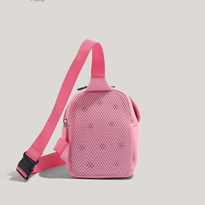Wholesale Children's crossbody bag, cute chest bag, lightweight backpack