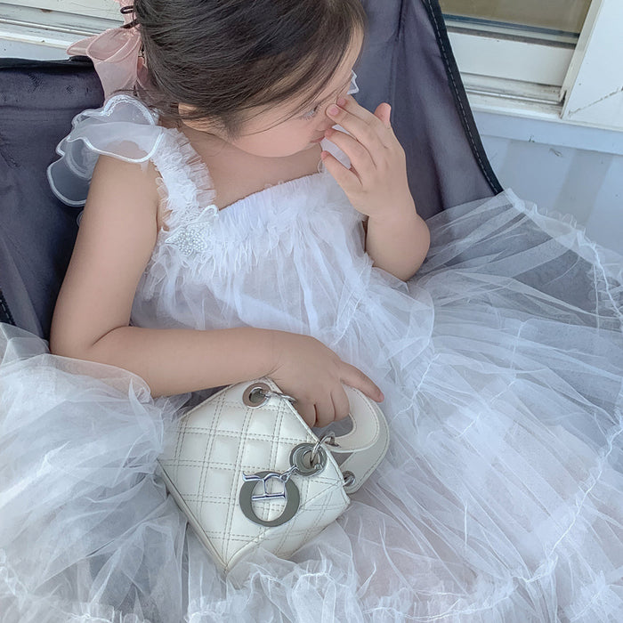 Wholesale New Fashionable Lingge Handheld Zero Wallet, Stylish Single Shoulder Crossbody Bag