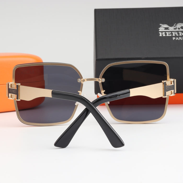 Wholesale Letter frameless sunglasses, high-end fashion, travel street photography, sunscreen sunglasses