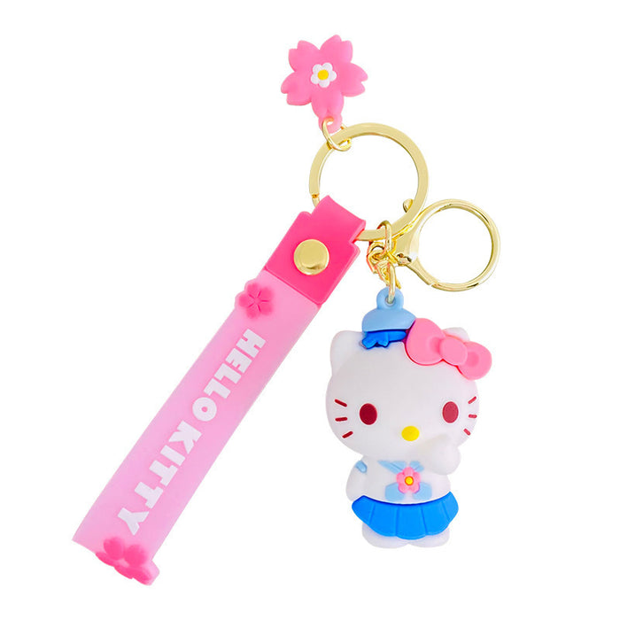 Wholesale Cartoon Silicone Doll Keychain JDC-KC-MingT179