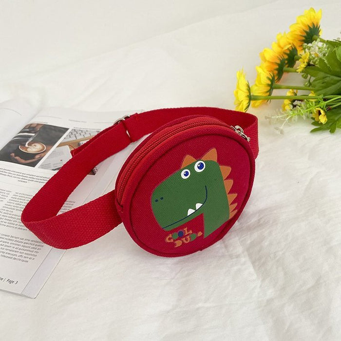 Wholesale children's waist bag cartoon round bag coin purse