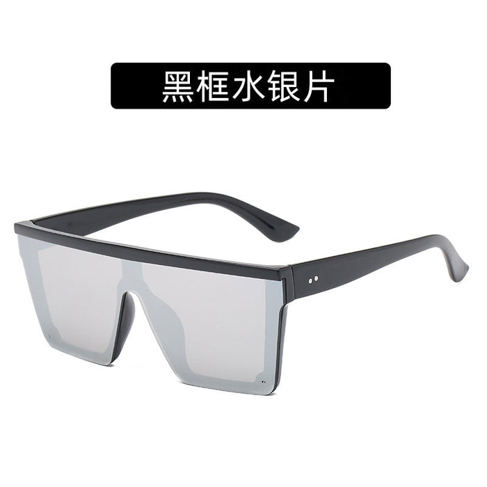 Venta al por mayor Cuadrado Clavos de arroz Lentes de una pieza Gafas de sol Male JDC-SG-XIA019