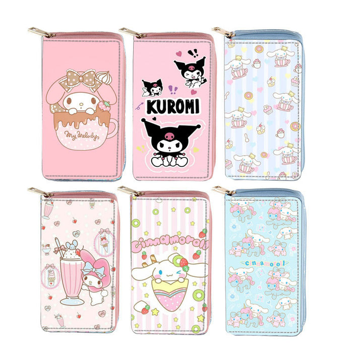 Wholesale Cartoon PU Long Zipper Wallet JDC-WT-ShiY002