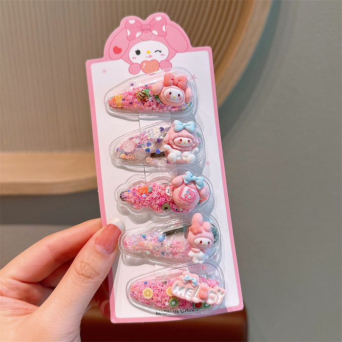 Wholesale New Children' s Tassel Hair Clip — Girls'  Cartoon Snap Clip