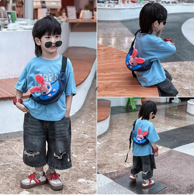 Wholesale Children's Chest Bag Cartoon Girl's Waist Shoulder Bag