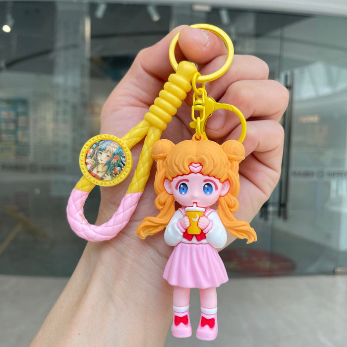 Wholesale Keychain creative backpack pendant car keychain decoration small gift wholesale