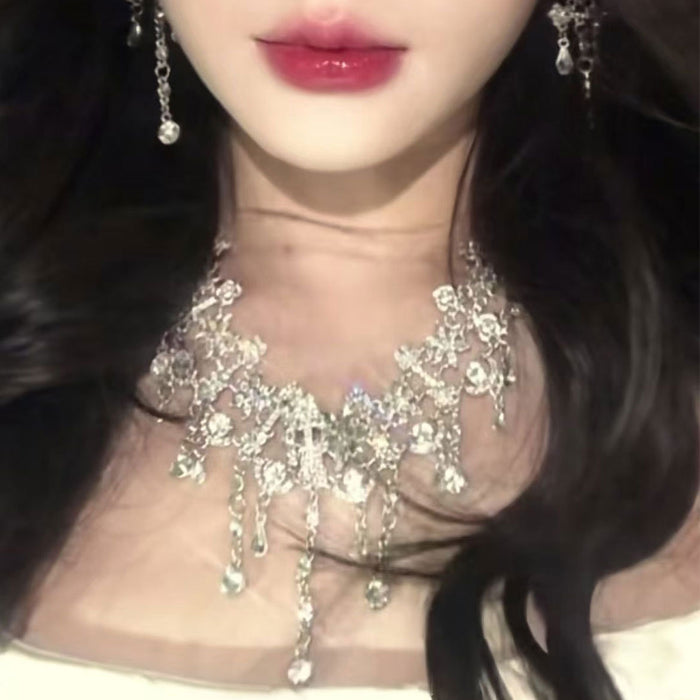 Wholesale Necklace Summer Clavicle Chain Bridal Wedding Dress Exaggerated Accessories