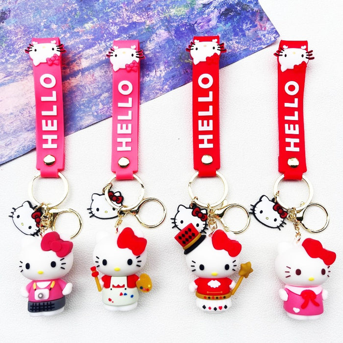 Wholesale PVC Cartoon Doll Keychain JDC-KC-WuYi159