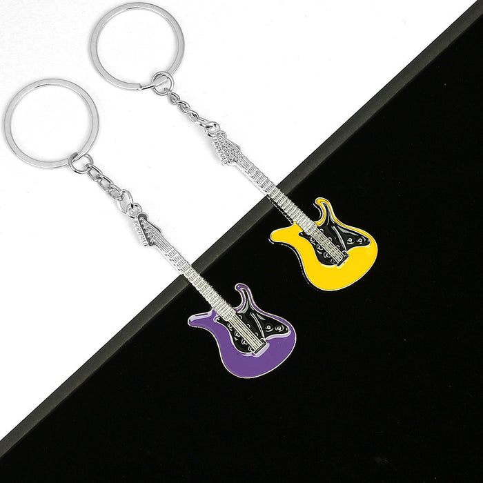 Wholesale Metal Musical Instrument Keychain Bag Pendant JDC-KC-Aohong006