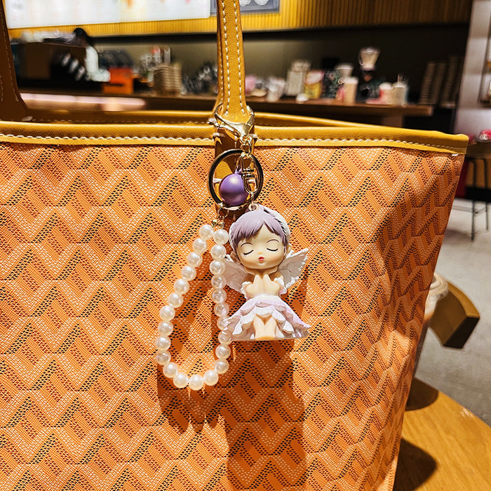 Wholesale Cute Car Keychain Couple's Bag Pendant Doll Creative