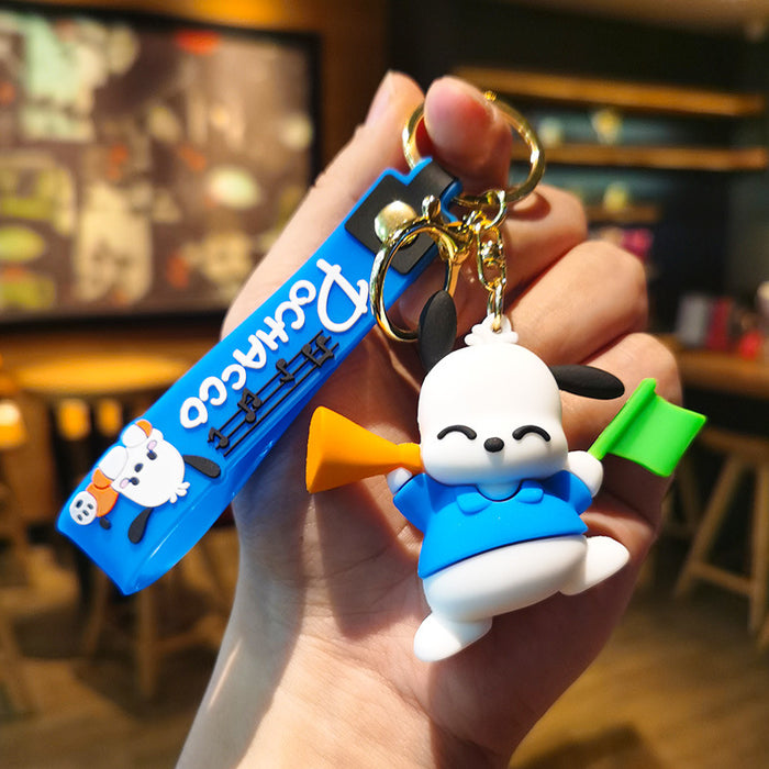 Wholesale Cartoon Doll Rubber Keychain JDC-KC-Tingm168