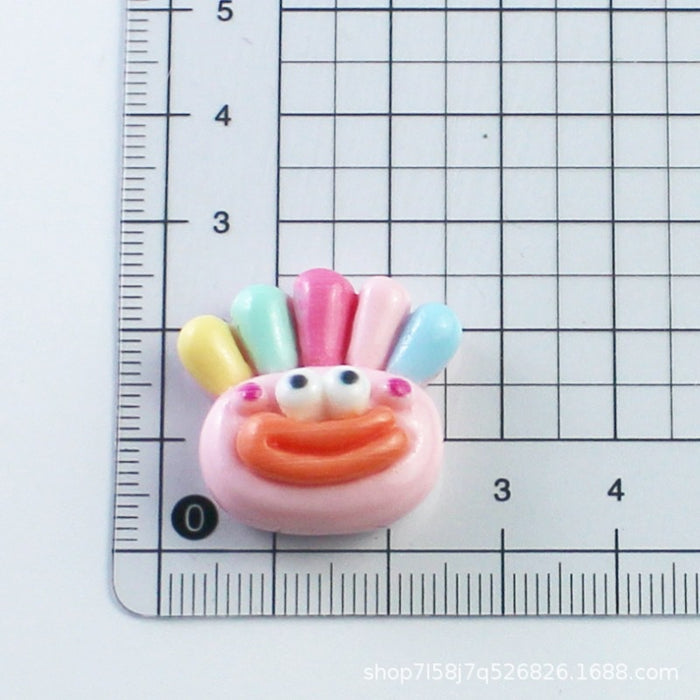 Wholesale Big Eyed Explosive Hair Monster Epoxy Cream Glue Phone Case Handmade Hairpin Accessories