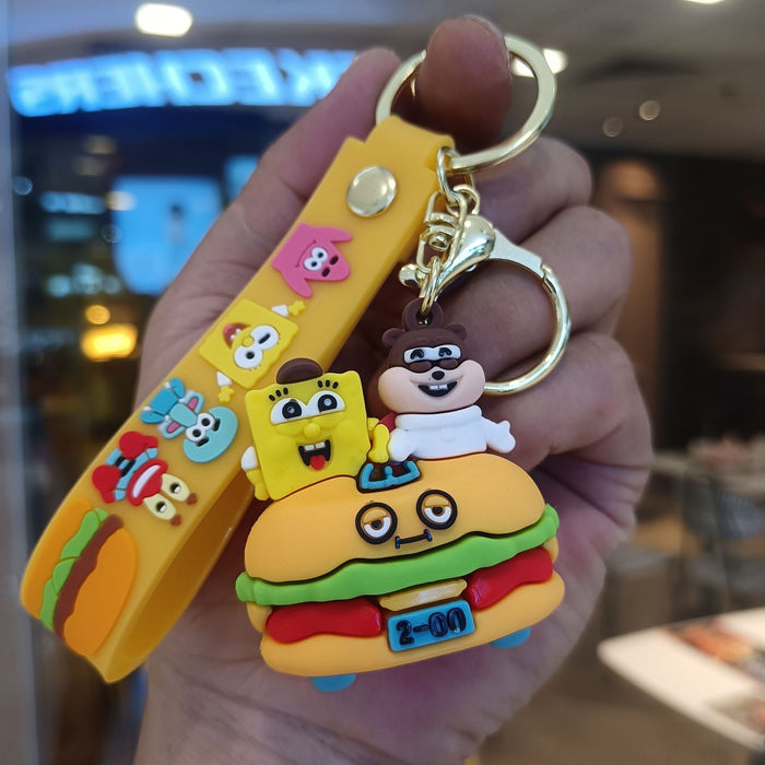 Wholesale Cartoon Sponge Keychain