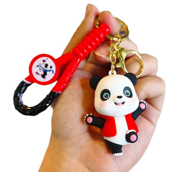 Wholesale Silicone Cartoon Doll Keychain JDC-KC-Tingm152