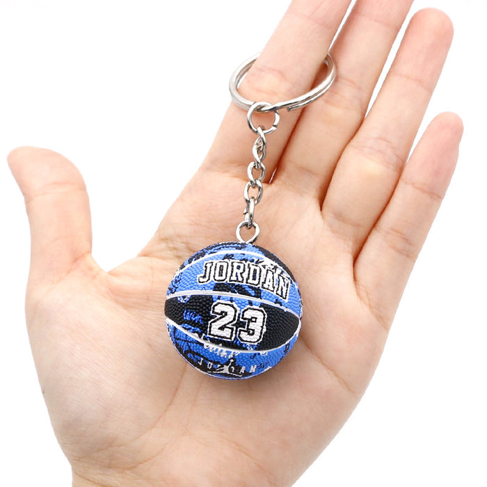 Wholesale PVC Letter Basketball Keychain JDC-KC-QLPing007