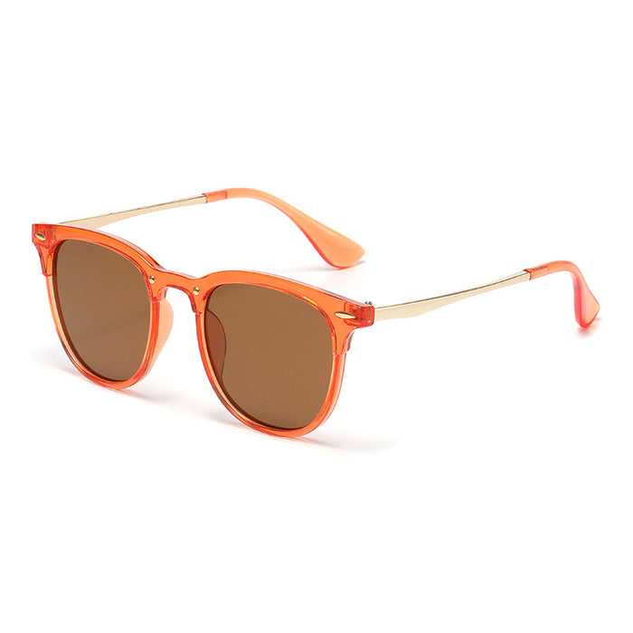 Wholesale Retro and personalized street photography sunglasses, fashionable new style of rice nail sunglasses