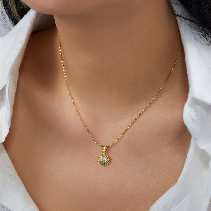 Wholesale Geometric Y-Shape Layered Necklace Stainless Steel Fashion Jewelry