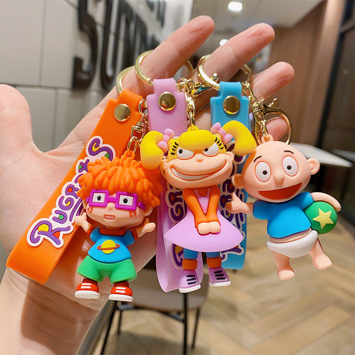 Wholesale PVC Cartoon Doll Keychain JDC-KC-NLu011