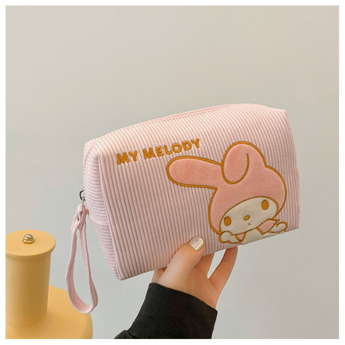 Wholesale Corduroy Cartoon Handy Cosmetic bag JDC-CB-Lihong001