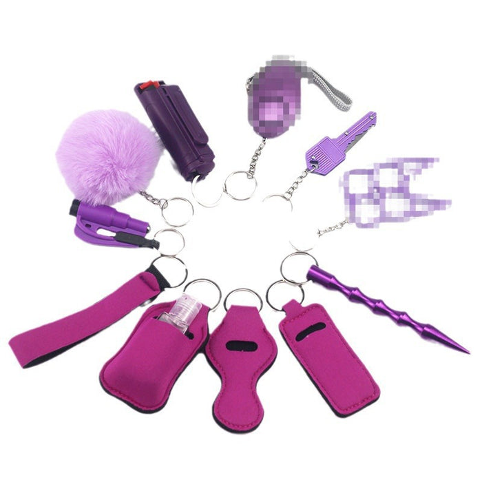 Wholesale Metal Multi-function Keychain DIY 12-piece Set JDC-KC-TouMS031