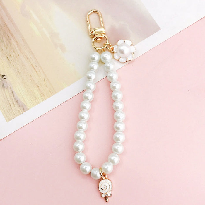 Wholesale Pearl Chain Keychain Pendant JDC-KC-YiLian002