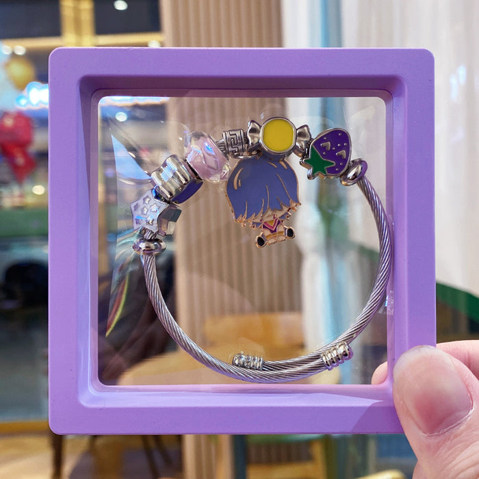 Wholesale Handmade Cartoon Witch Hunter Alloy Bracelet Fashion Accessory Gift Minimum Quantity: 3