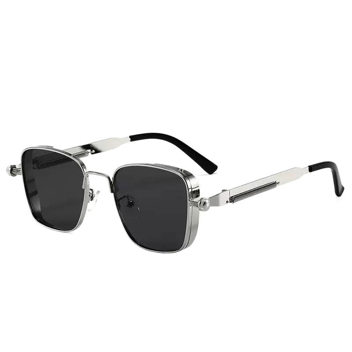 Wholesale New Retro Box Steampunk Metal Sunglasses Universal Personalized Sunglasses