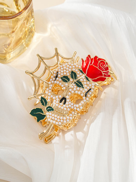 Wholesale  Skull Design Women S Alloy Hair Claw Clip Stylish Decorative Hair Accessory For Everyday Styling Or Boutique Resale