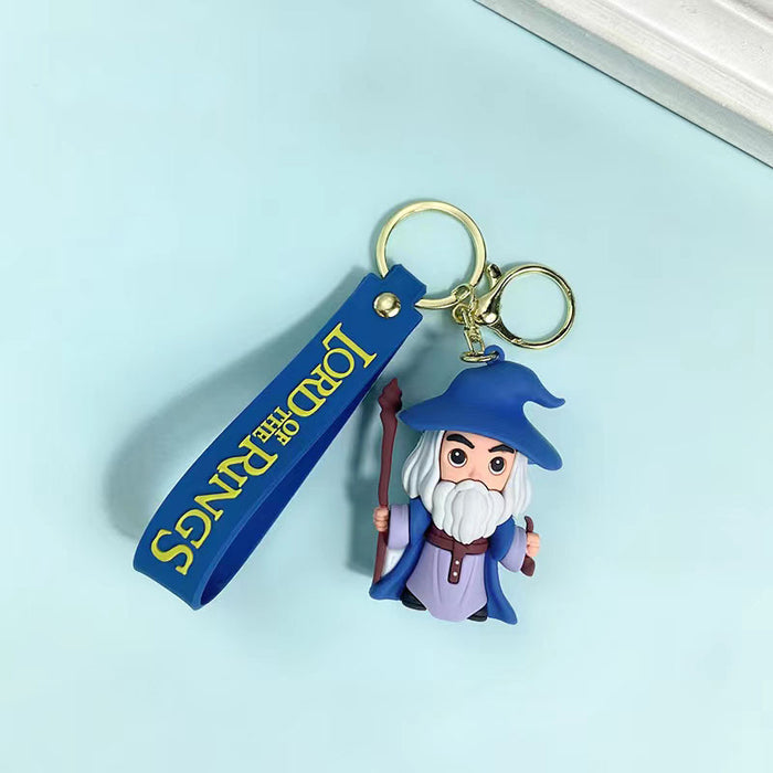 Wholesale Multiple movie character soft rubber keychains available